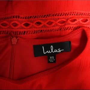 Lulus Red dress